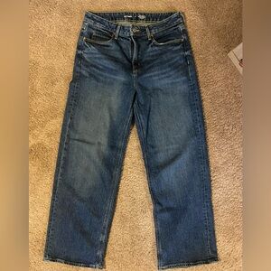 Women’s Old Navy Extra High-Rise, Sky-Hi Wide Leg Jeans Size 10